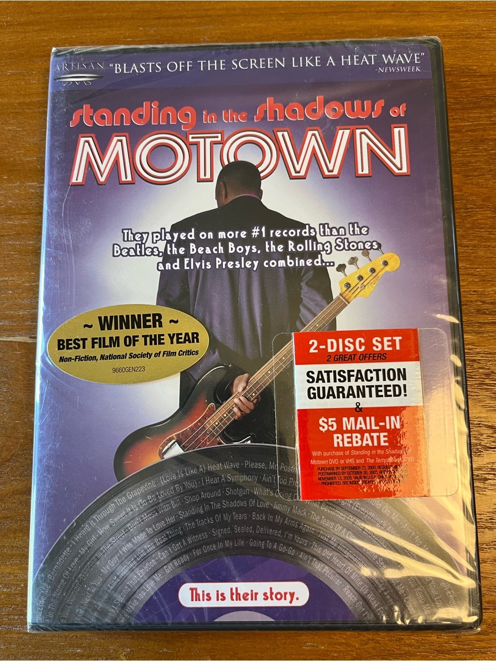 📀 Sealed Standing in the Shadows of Motown 2-Disc DVD Documentary Funk Brothers